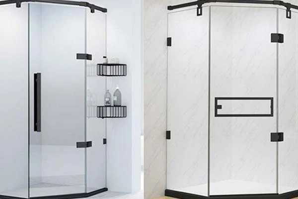 Shower hinges