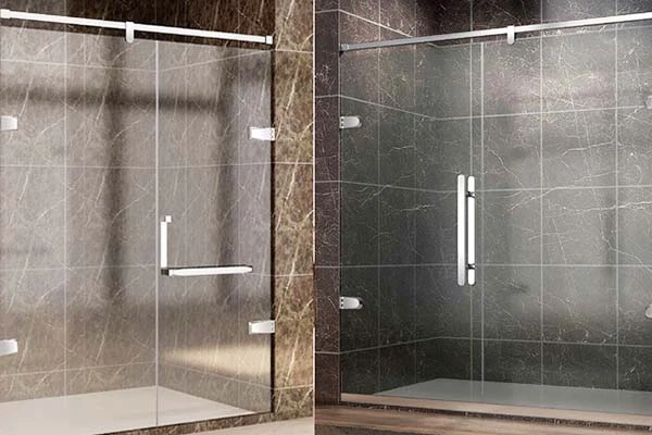 Shower hinges